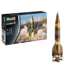 Revell GmbH 03309 German A4/V2 Rocket Plastic Model Kit, Black & White, 1:72