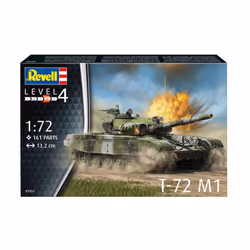 Revell 1:72 T-72 M1 Model Tank Construction Kit