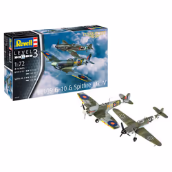 Revell 03710 Combat Set Bf109G-10 & Spitfire 1:72 Model Kit