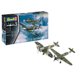 Revell 03710 Combat Set Bf109G-10 & Spitfire 1:72 Model Kit
