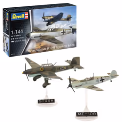 Revell 03770 Messerschmitt Bf109E & Junkers Ju87B Stuka 1:144 Model Kit