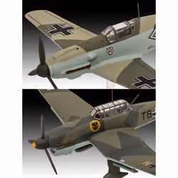 Revell 03770 Messerschmitt Bf109E & Junkers Ju87B Stuka 1:144 Model Kit