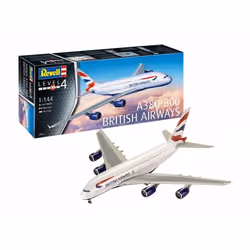 Revell A380-800 British Airways Fixed-wing aircraft model Assembly kit 1:144