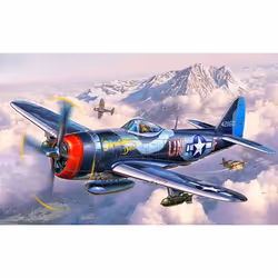 Revell P-47 M Thunderbolt, Fixed-wing aircraft model, Assembly kit, 1:72, P-47 M Thunderbolt, Plastic, Second World War