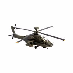 Revell AH-64D Longbow Apache, Rotorcraft model, Assembly kit, 1:144, AH-64D Longbow Apache, Plastic, Ambitioned