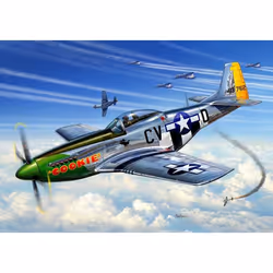 Revell P-51D Mustang, Fixed-wing aircraft model, Assembly kit, 1:72, North American P-51 Mustang, Plastic, Second World War