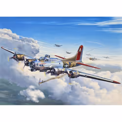 Revell B-17G Flying Fortress, Fixed-wing aircraft model, Assembly kit, 1:72, B-17G Flying Fortress, Plastic, Second World War