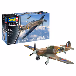 Revell Hawker Hurricane Mk IIb, Aircraft, Assembly kit, 1:32, Hawker Hurricane Mk IIb, Boy, Plastic
