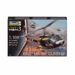 Revell Bell UH-1H Gunship Rotorcraft model Assembly kit 1:100 - Additional view 8
