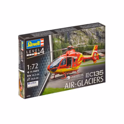 Revell EC135 Air-Glaciers Rotorcraft model Assembly kit 1:72 - Additional view 4
