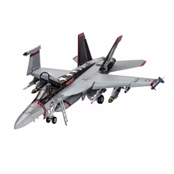 Revell F/A-18E Super Hornet, Fixed-wing aircraft model, Assembly kit, 1:32, F/A-18E, Any gender, Plastic