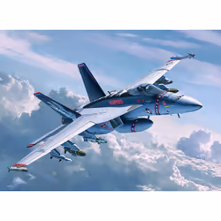 Revell F/A-18E Super Hornet Fixed-wing aircraft model Assembly kit 1:32
