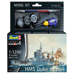 Model Set Battleship HMS Duke of York -1:1200