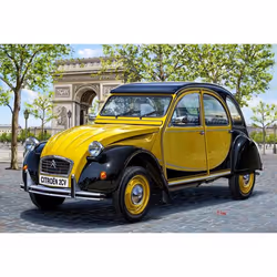 Revell Citroen 2CV CHARLESTON, City car model, Assembly kit, 1:24, Citroen 2CV Charleston, Plastic, Intermediate