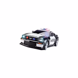 Revell 24665 RC Scale US Police Ford Mustang, GHz-Fernsteuerung, wechselbarer Li-Ion-Akku, LED-Beleuchtung, Blaulicht, Sirene, 33 cm Remote