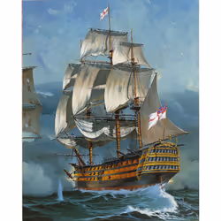 Revell 05408 H.M.S. Victory Ship + Paints, Glue, Brush 1/1225 Scale Model - Additional view 4
