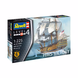 Revell 05408 H.M.S. Victory Ship + Paints, Glue, Brush 1/1225 Scale Model - Additional view 8