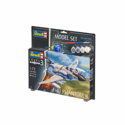 Revell Model Set F-4J Phantom II, Fixed-wing aircraft model, Assembly kit, 1:72, F-4J Phantom II, Advanced, 85 pc(s)