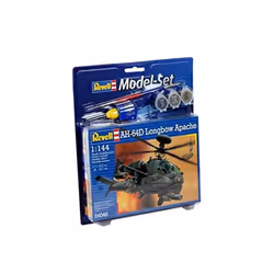 Revell AH-64D Longbow Apache, Rotorcraft model, Assembly kit, 1:144, Boeing AH-64 Apache, Plastic, Gulf War