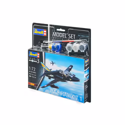 Revell RAF BAE Hawk T.1 Model Set, Skill Level 3, Scale 1:72, Black (64970), Poland, Scale Model Engineering Objects, Consume ...