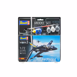 Revell RAF BAE Hawk T.1 Model Set, Skill Level 3, Scale 1:72, Black (64970) scale model part/accessory