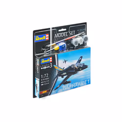 Revell RAF BAE Hawk T.1 Model Set, Skill Level 3, Scale 1:72, Black (64970) scale model part/accessory