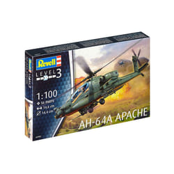 Revell AH-64A Apache Plastic Model Kit 1:100 Scale