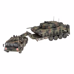 Revell SLT 50-3 "Elefant" + Leopard 2A4, Tank model, Assembly kit, 1:72, SLT 50-3, Leopard 2A4, Any gender, Plastic