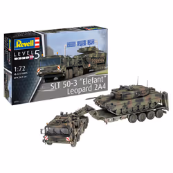 Revell SLT 50-3 "Elefant" + Leopard 2A4 Tank model Assembly kit 1:72