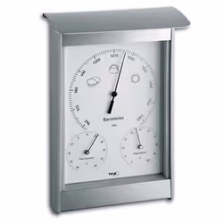 TFA-Dostmann 20-2045, Silver, Outdoor barometer, Outdoor hygrometer, Outdoor thermometer, 146 mm, 70 mm, 216 mm, 461 g