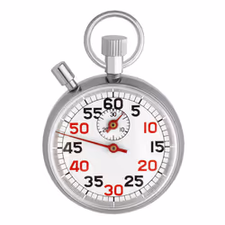TFA-Dostmann 38.1022, Mechanical kitchen timer, Silver, White, 30 min, Chrome, Metal, 5 cm, 50 mm