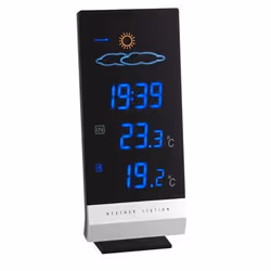 TFA-Dostmann 35.1093, Black, Silver, -10 - 60 °C, -20 - 60 °C, AA / AAA, 80 x 55 x 190 mm