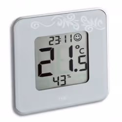TFA-Dostmann 30.5021.02, White, 20 - 99%, -20 - 50 °C, -4 - 122 °F, 143 g, 104 x 13 x 104 mm