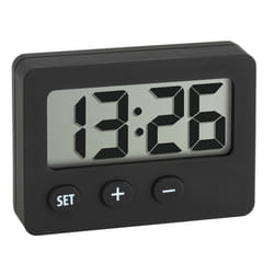 TFA-Dostmann 60.2013.01 Digital clock Rectangle Black
