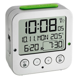 TFA-Dostmann 60.2528.54 alarm clock Silver
