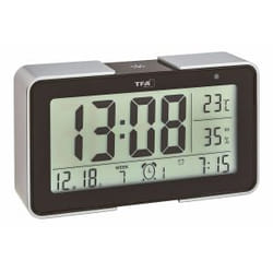TFA-Dostmann Digital radio-controlled alarm clock with various alarm sounds MELODY
