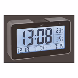 TFA-Dostmann Digital radio-controlled alarm clock with various alarm sounds MELODY