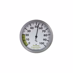 Analog Sauna Hygrometer Heat Resistant Humidity Measure L120xW37xH120mm
