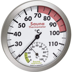 TFA Dostmann Analog Sauna Thermo-Hygrometer Heat Resistant Materials Temperature Humidity