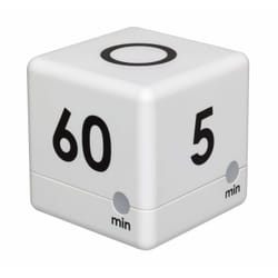 TFA-Dostmann CUBE-TIMER Digital kitchen timer Black, White