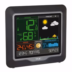 TFA-Dostmann SEASON, Black, Grey, Indoor barometer, Indoor hygrometer, Indoor thermometer, Outdoor hygrometer, Outdoor thermo ...
