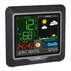 TFA-Dostmann SEASON Black, Grey Battery