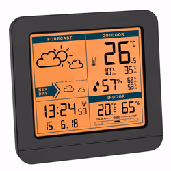 TFA-Dostmann Sky Black LCD Battery