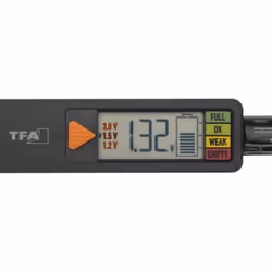 TFA-Dostmann 98.1126.01 battery tester Black