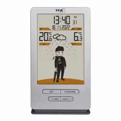 TFA-Dostmann Weather Jack Silver Battery