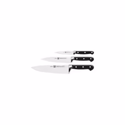 ZWILLING Knife Set, 3 pcs., Paring Knife, Slicing Knife, Chef's Knife, Special stainless steel/plastic handle, Professional S