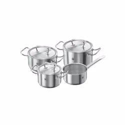 ZWILLING TWIN Classic, Stainless steel, Stainless steel, Stainless steel, Stainless steel, Ceramic, Gas, Halogen, Induction, ...