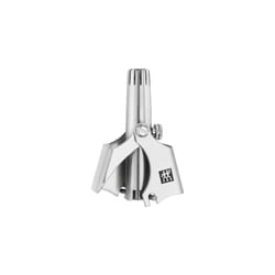 Nose Hair and Ear Hair Trimmer Rotary Cutter Stainless Steel Frosted 50mm