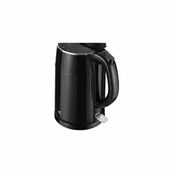 1022207 Kettle, Plastic, Stainless Steel, Black