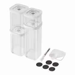 ZWILLING 1025971, Container, Rectangular, 2.445 L, Transparent, White, Plastic, -10 - 90 °C